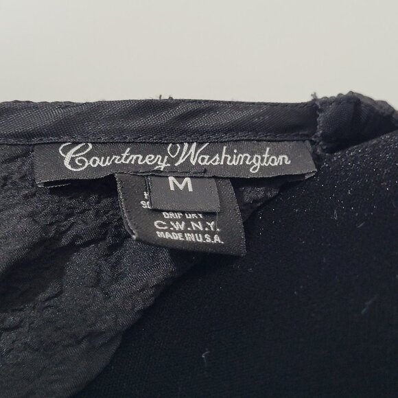 Courtney Washington Textured Black Flared Maxi Skirt - Picture 10 of 11